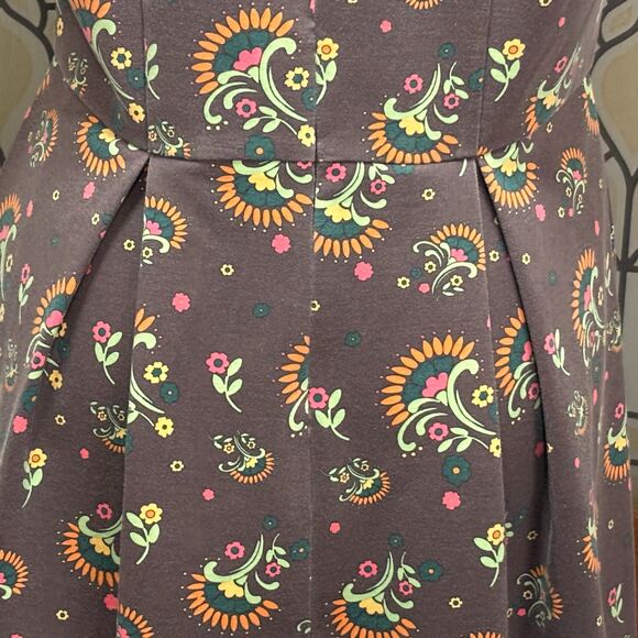 Matilda Jane Friends Forever Brown Maja Ponte Knit Dress Size L - Picture 13 of 16